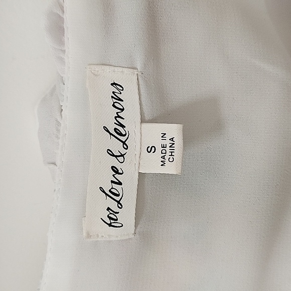 For Love & Lemons Baby Doll Whimsigoth  Imagen Crop  Floral Top Size Small - Picture 12 of 17